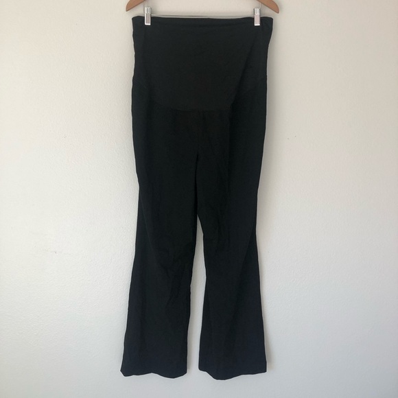 LOFT Pants - LOFT Black Maternity Dress Pants Petite Size 14